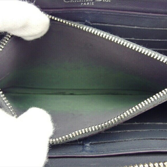 Authenticity guaranteed USED Dior wallet x leather - Picture 5 of 10